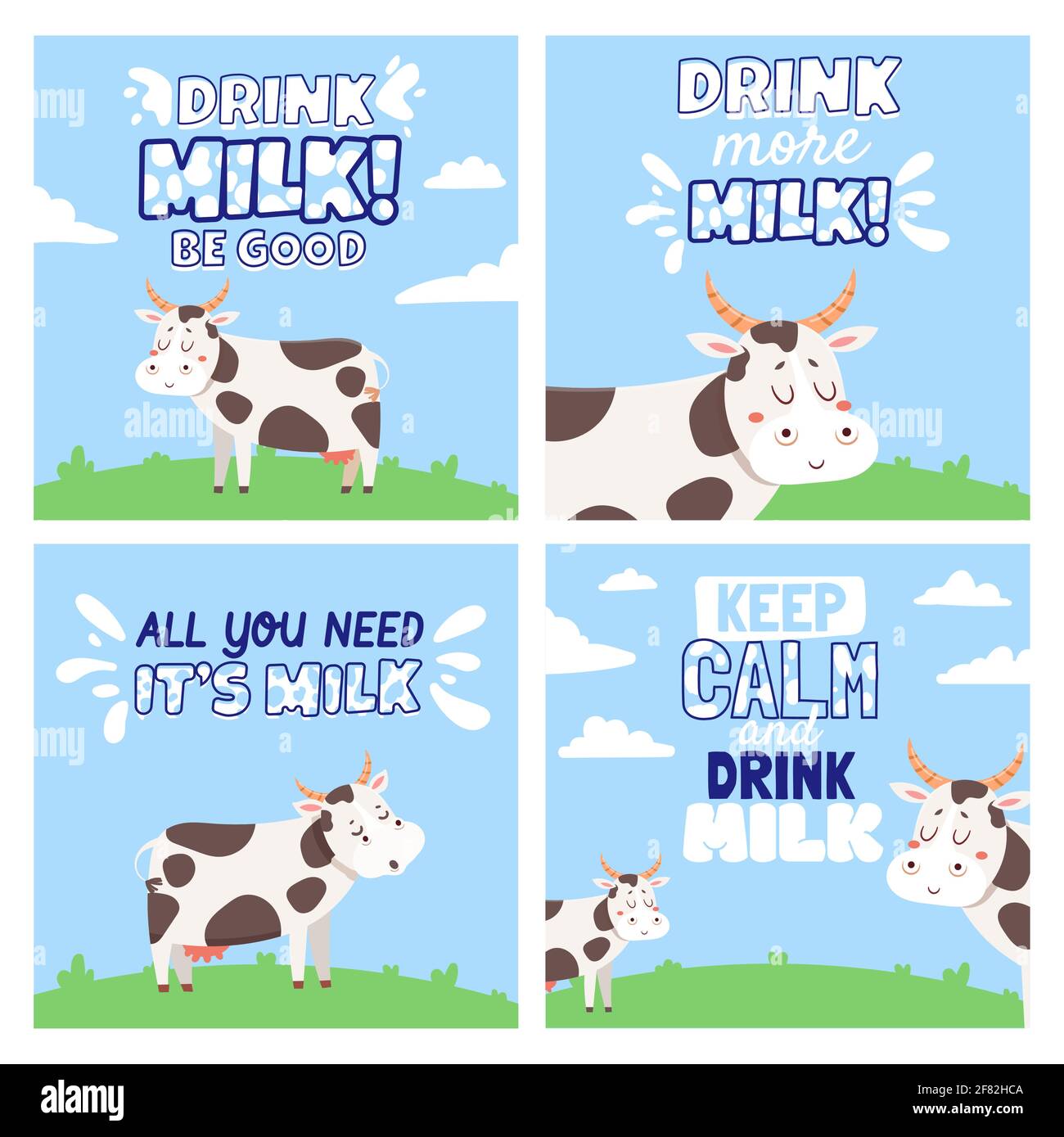 drink-cow-milk-posters-with-rural-landscape-field-cows-splashes-and-drinking-milk-quotes-farm-animal-and-dairy-product-vector-banners-2F82HCA